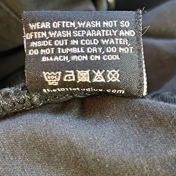 10.11 Studios Denim Button-Up Jumpsuit with Pockets in Black NWT! - Picture 8 of 9